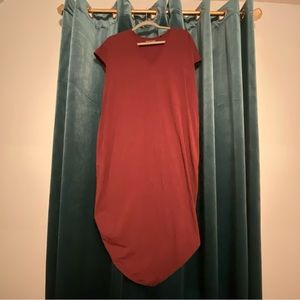 XS Universal Standard Iconic Geneva v-neck short sleeve dress